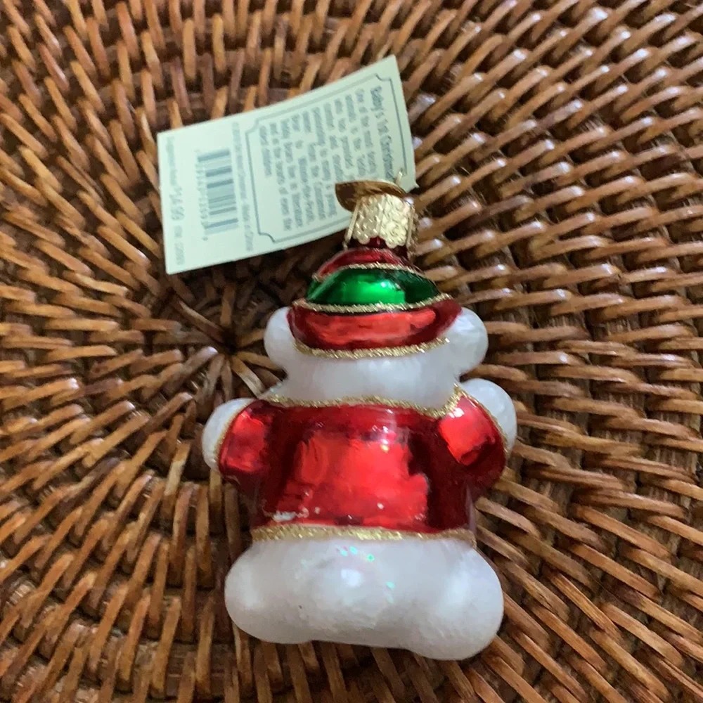 Old World Christmas Hanging Ornament Baby’s 1st Christmas Bear Please Read NWT